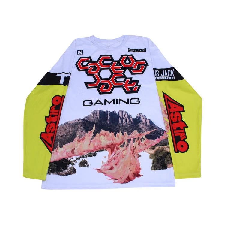 Cactus Jack by Travis Scott The Scotts Gaming II Long-Sleeve Jersey White