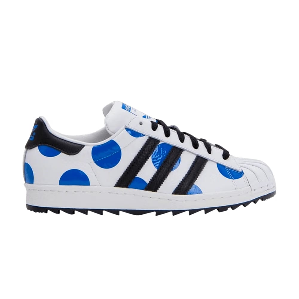 Jeremy Scott x adidas Superstar 80s Ripple J Blue Polka Dots