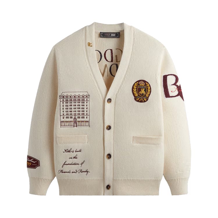 Kith For Bergdorf Goodman Cypress Cardigan Sandrift
