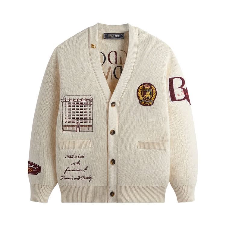 Kith For Bergdorf Goodman Cypress Cardigan Sandrift
