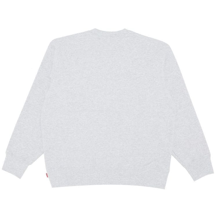 Supreme Small Box Crewneck Ash Grey