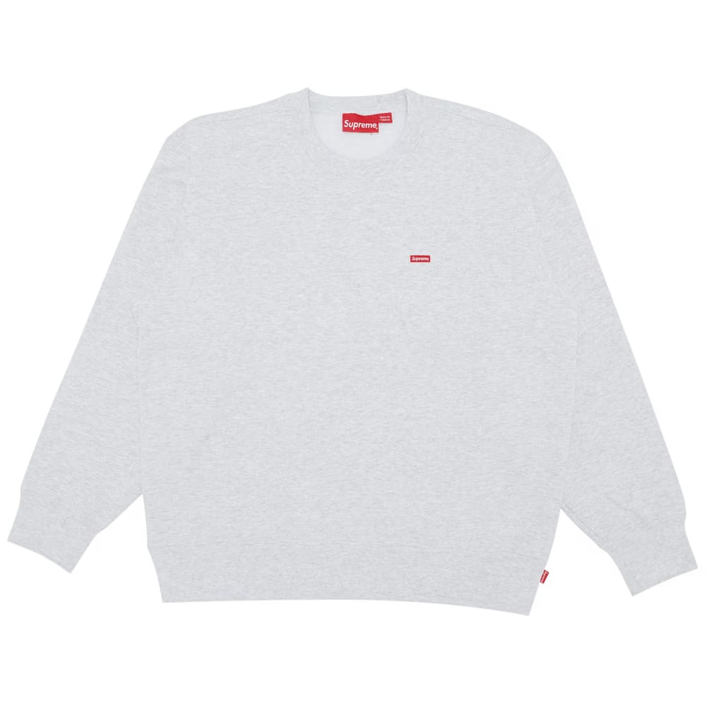 Supreme Small Box Crewneck Ash Grey