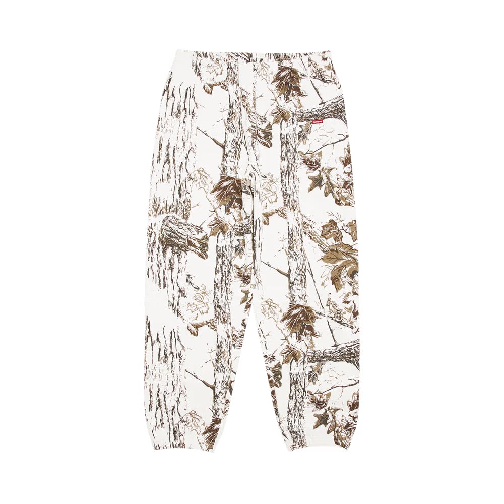 Supreme Small Box Sweatpant Snow Camo
