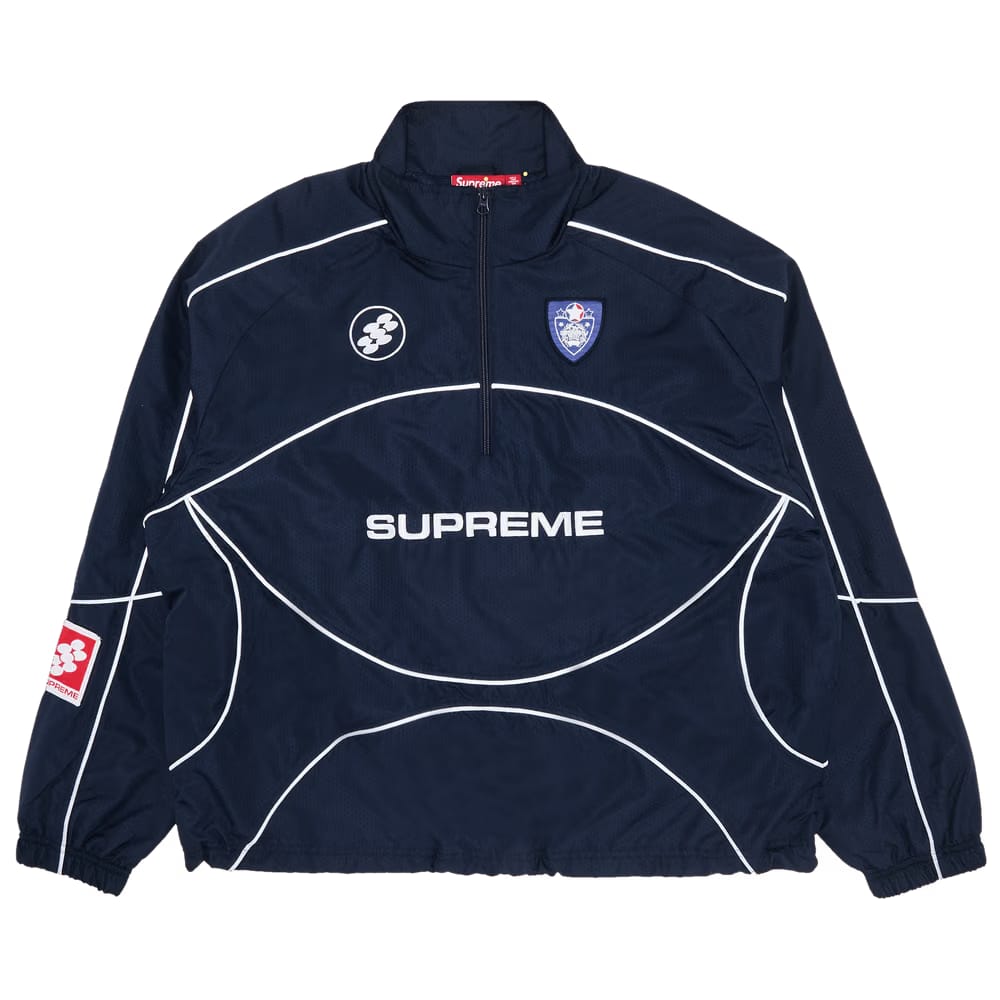 Supreme Reflective Piping Pullover Navy