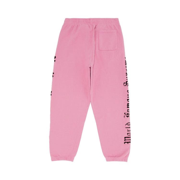 Supreme Contrast Cutout Sweatpant Pink
