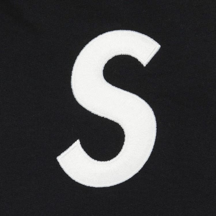 Supreme S Logo Split Sweatpant Black