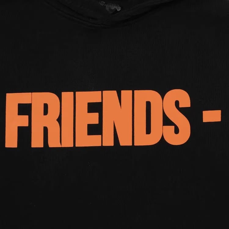 Vlone Friends Hoodie Black/Orange