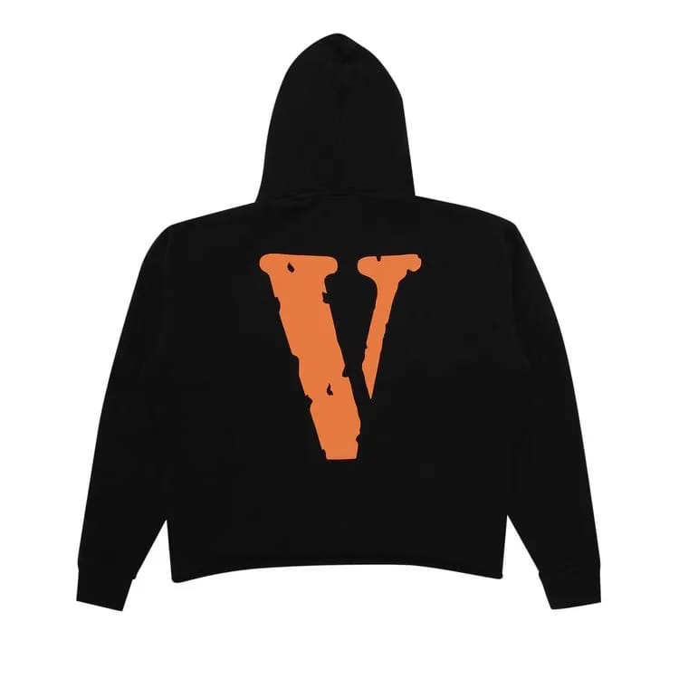 Vlone Friends Hoodie Black/Orange