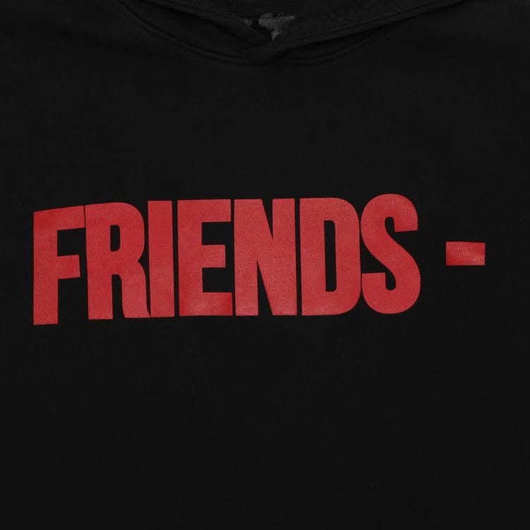 Vlone Friends Hoodie Black/Red