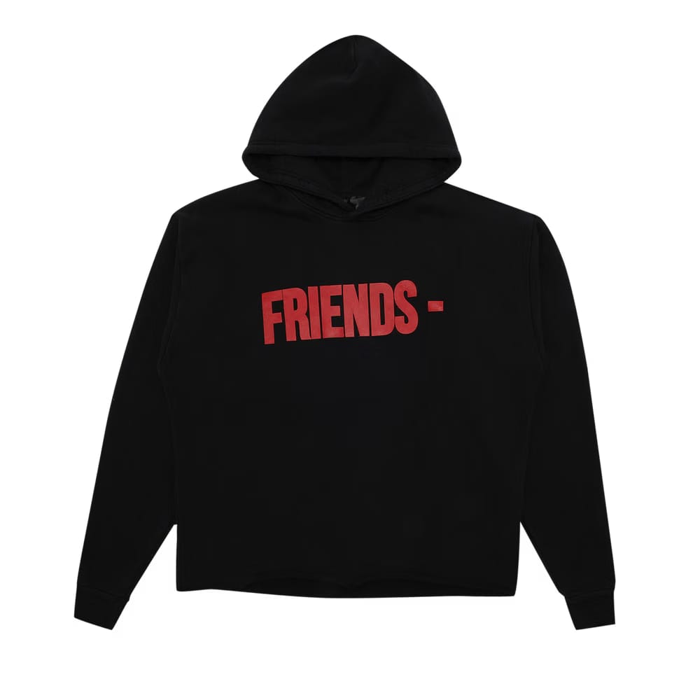 Vlone Friends Hoodie Black/Red