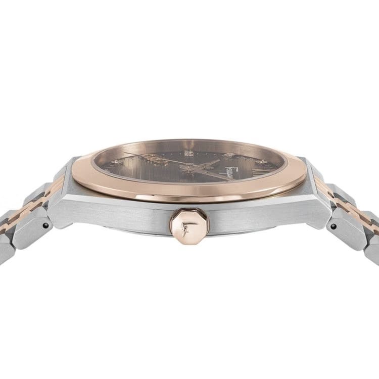 Ferragamo Vega New Diamond Watch Two-Tone