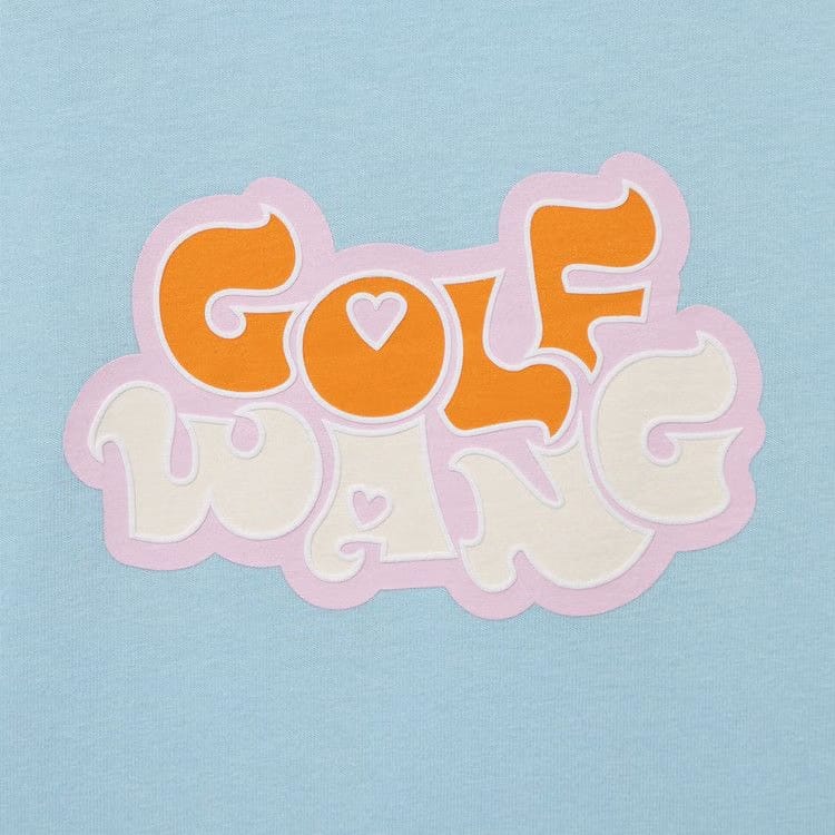 GOLF WANG Harmony Logo Ringer T-Shirt Light Blue