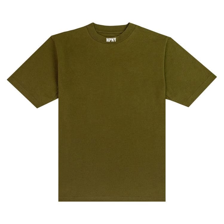 Heron Preston HPNY EMB SS Tee 'Dark Olive/White'