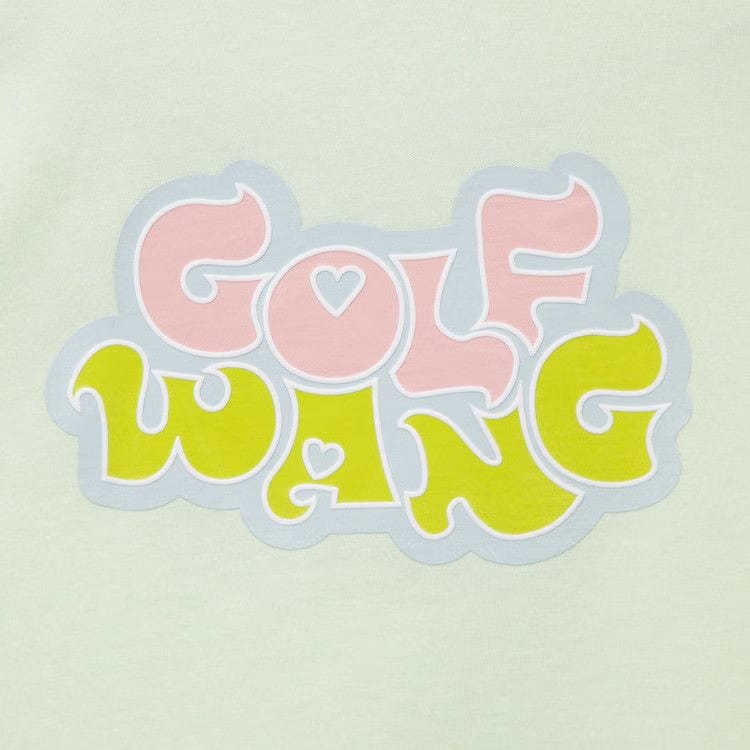 GOLF WANG Harmony Logo Ringer T-Shirt Light Green