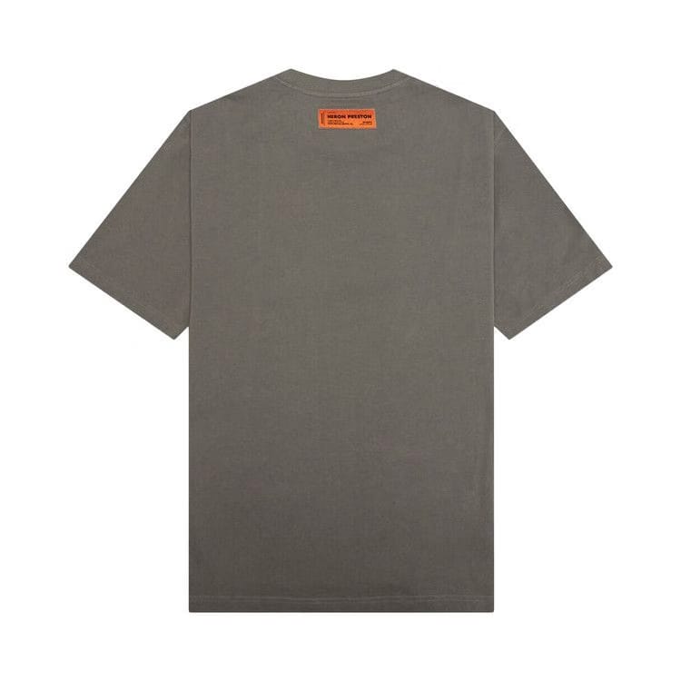 Heron Preston Emblem Shorts-Sleeve T-Shirt Grey/White
