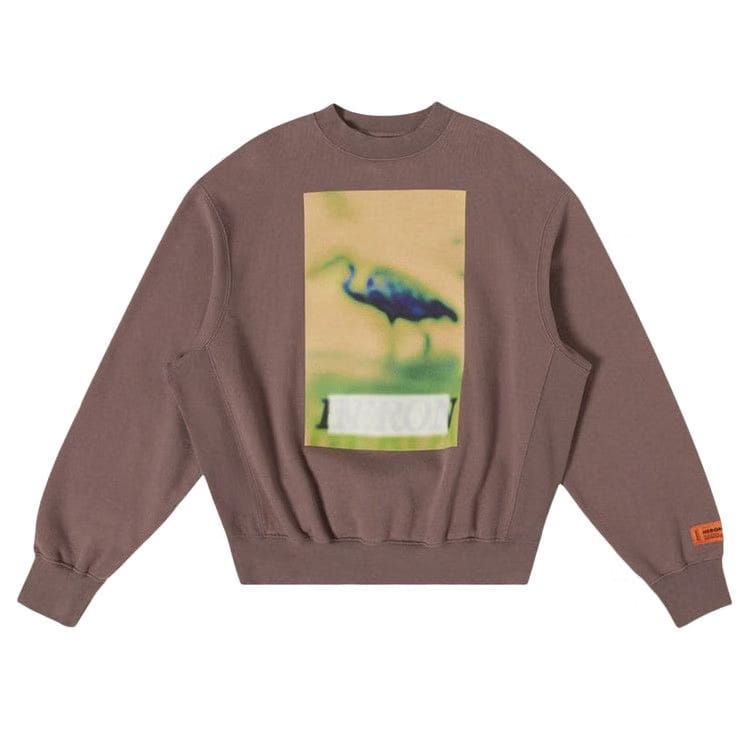 Heron Preston Heron Censored Crewneck Grey/Yellow