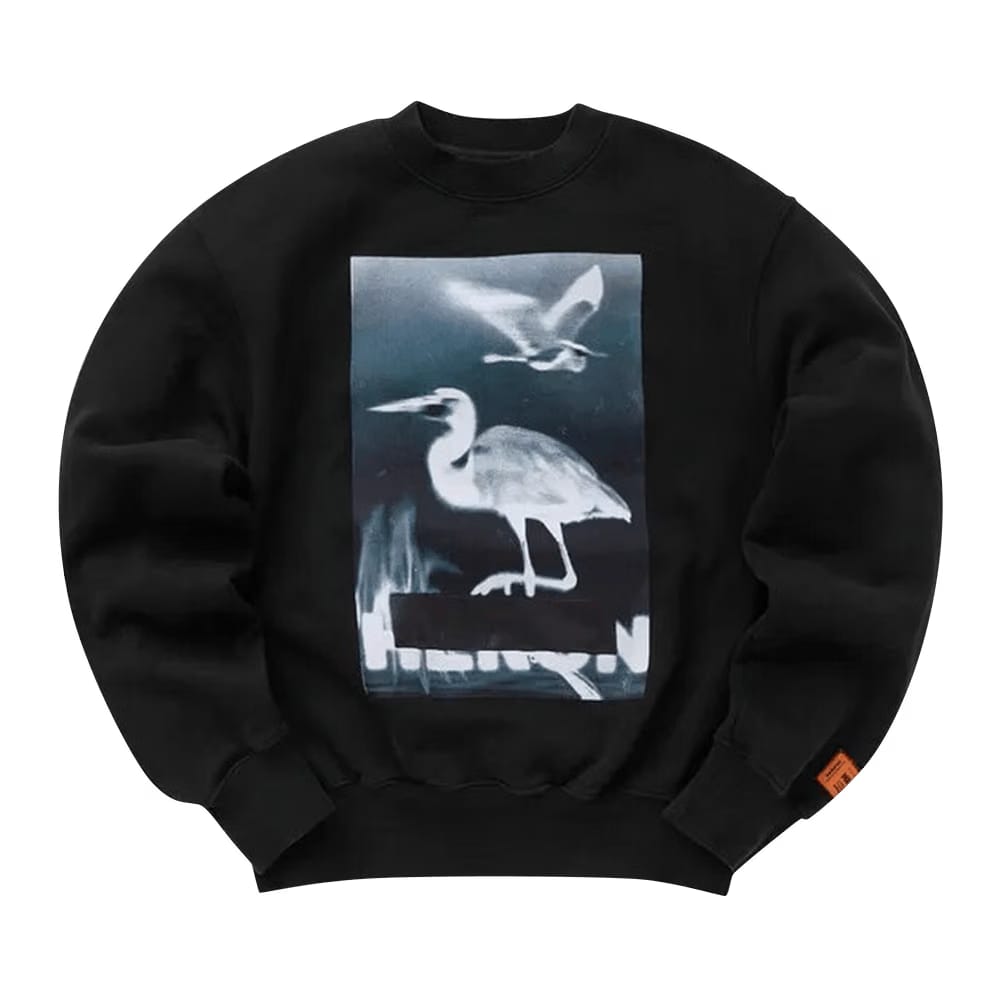 Heron Preston Censored Heron Crewneck Black/White