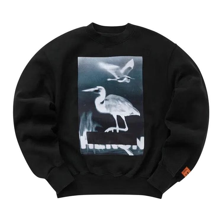 Heron Preston Censored Heron Crewneck Black/White