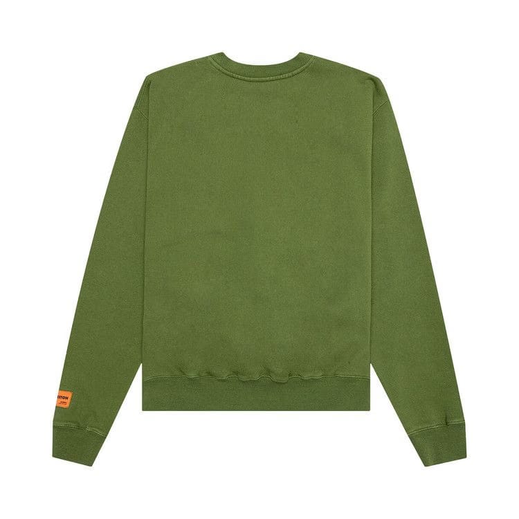 Heron Preston OS Heron Crewneck Green/Yellow
