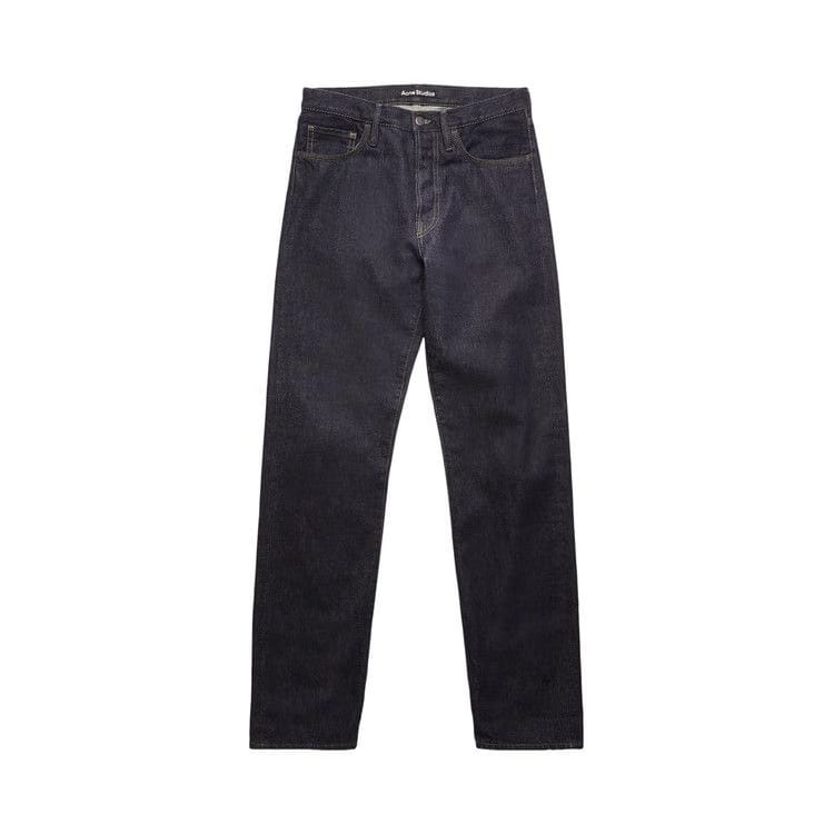 Acne Studios Face Patch Jeans Black