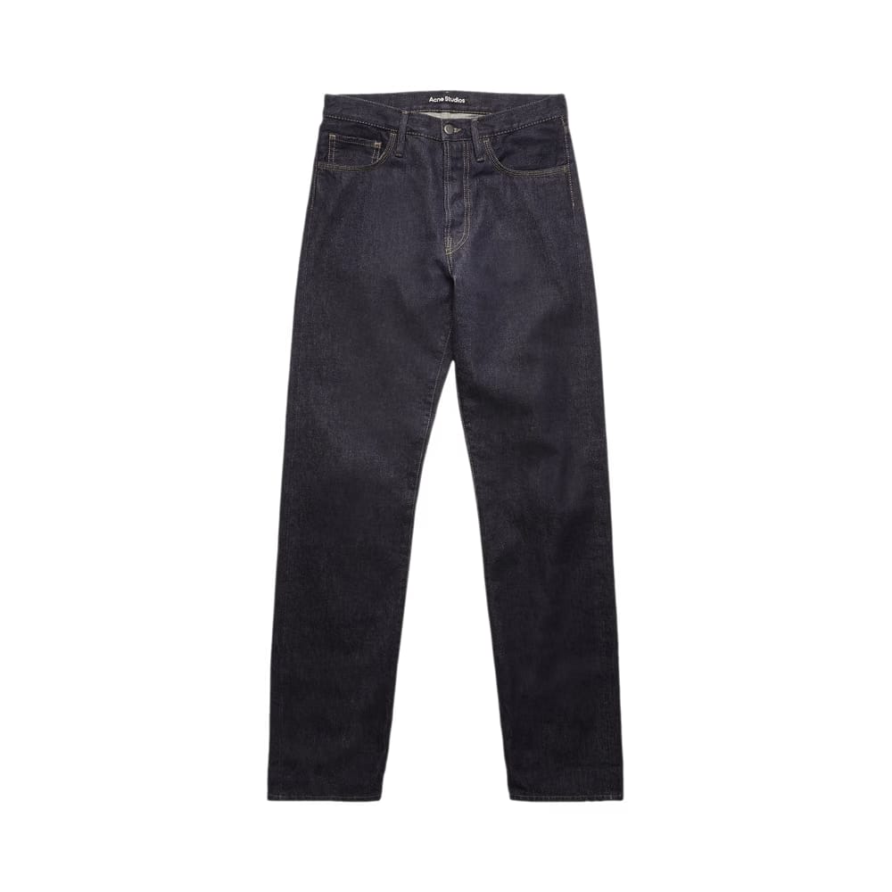 Acne Studios Face Patch Jeans Black