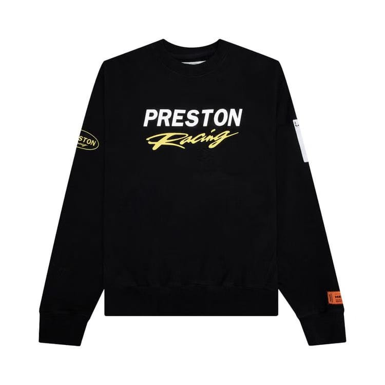 Heron Preston Preston Racing Crewneck Black/White