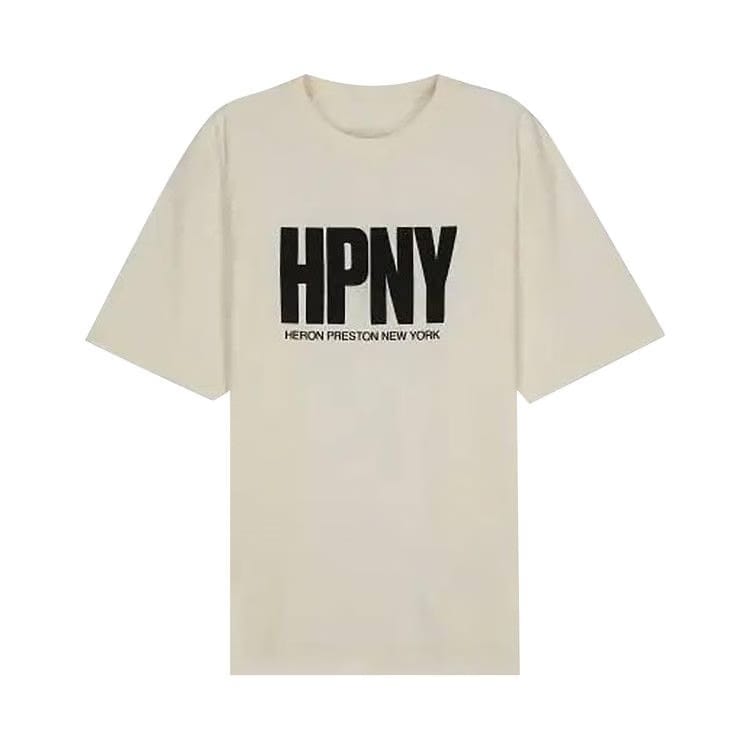 Heron Preston Logo Shorts-Sleeve T-Shirt White/Black
