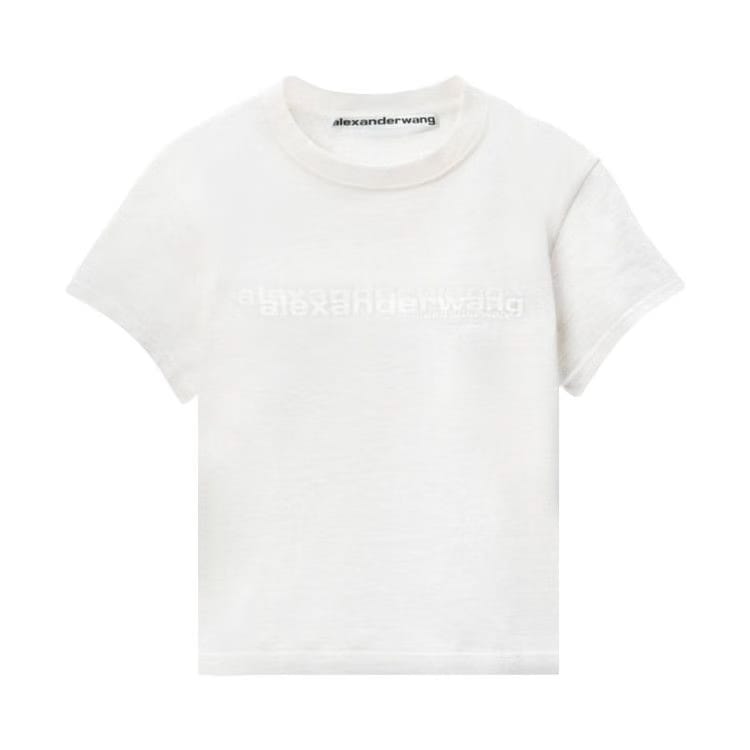 Alexander Wang Shrunken T-Shirt Vintage White