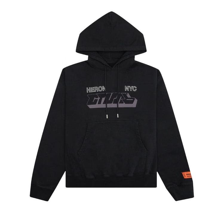 Heron Preston CTNMB Spray Hoodie Black/Grey
