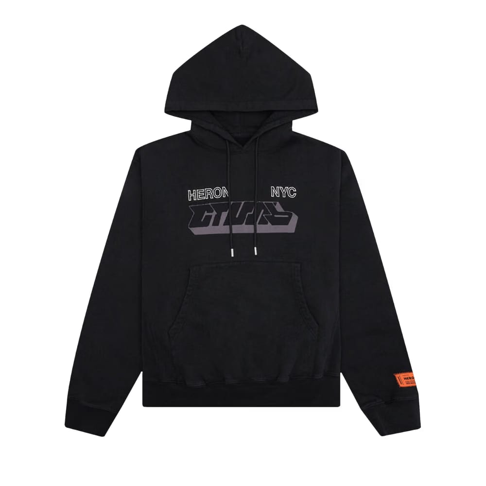 Heron Preston CTNMB Spray Hoodie Black/Grey