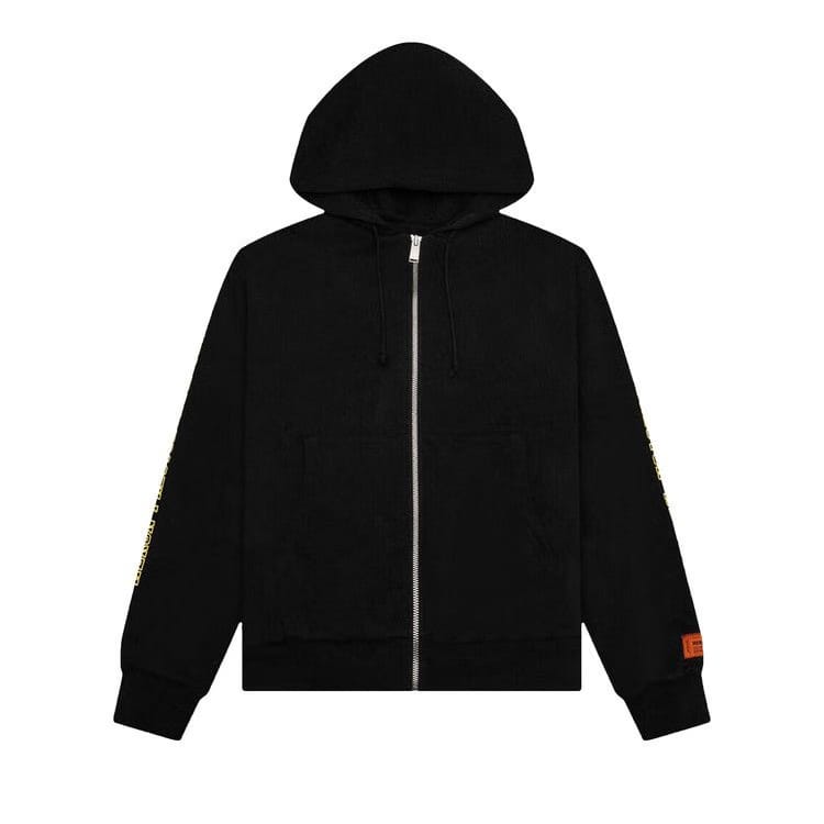 Heron Preston Logo Zip Hoodie Black/Red
