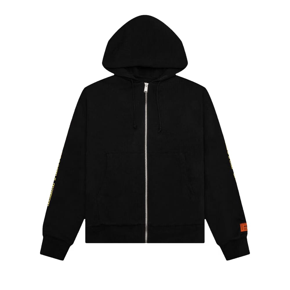 Heron Preston Logo Zip Hoodie Black/Red