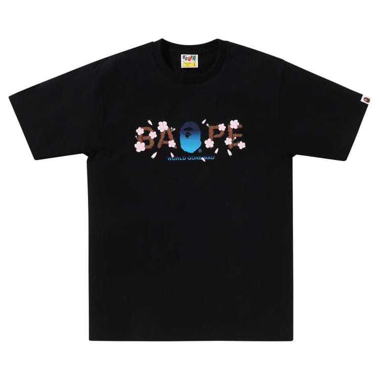 BAPE Sakura Bape T-Shirt Black