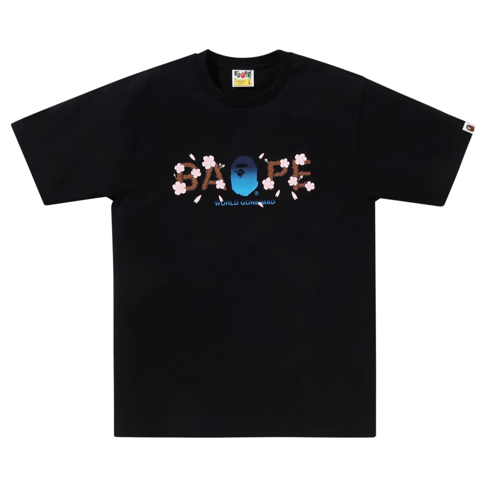 BAPE Sakura Bape T-Shirt Black