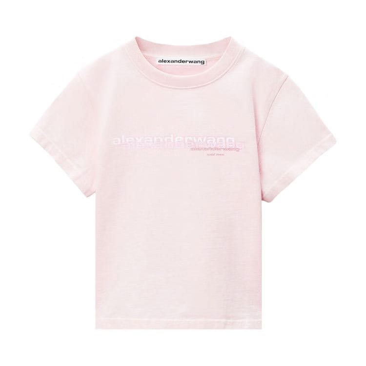 Alexander Wang Shrunken T-Shirt Light Pink
