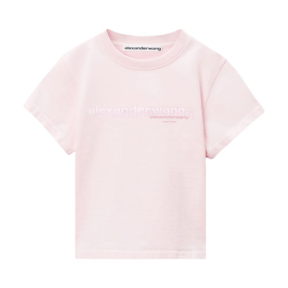 Alexander Wang Shrunken T-Shirt Light Pink