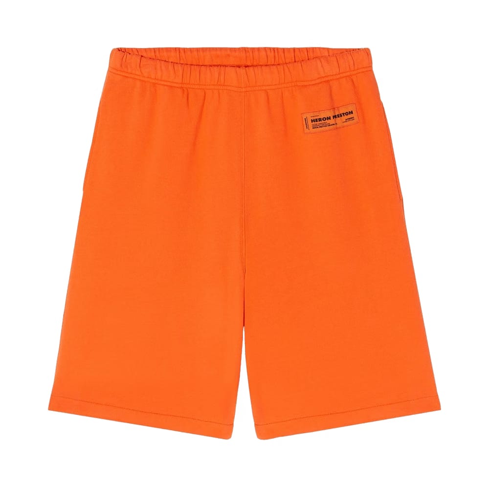 Heron Preston Logo Recycled Sweatshorts Orange
