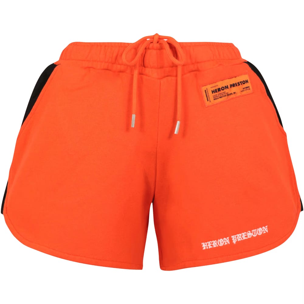 Heron Preston Joggings Shorts Orange