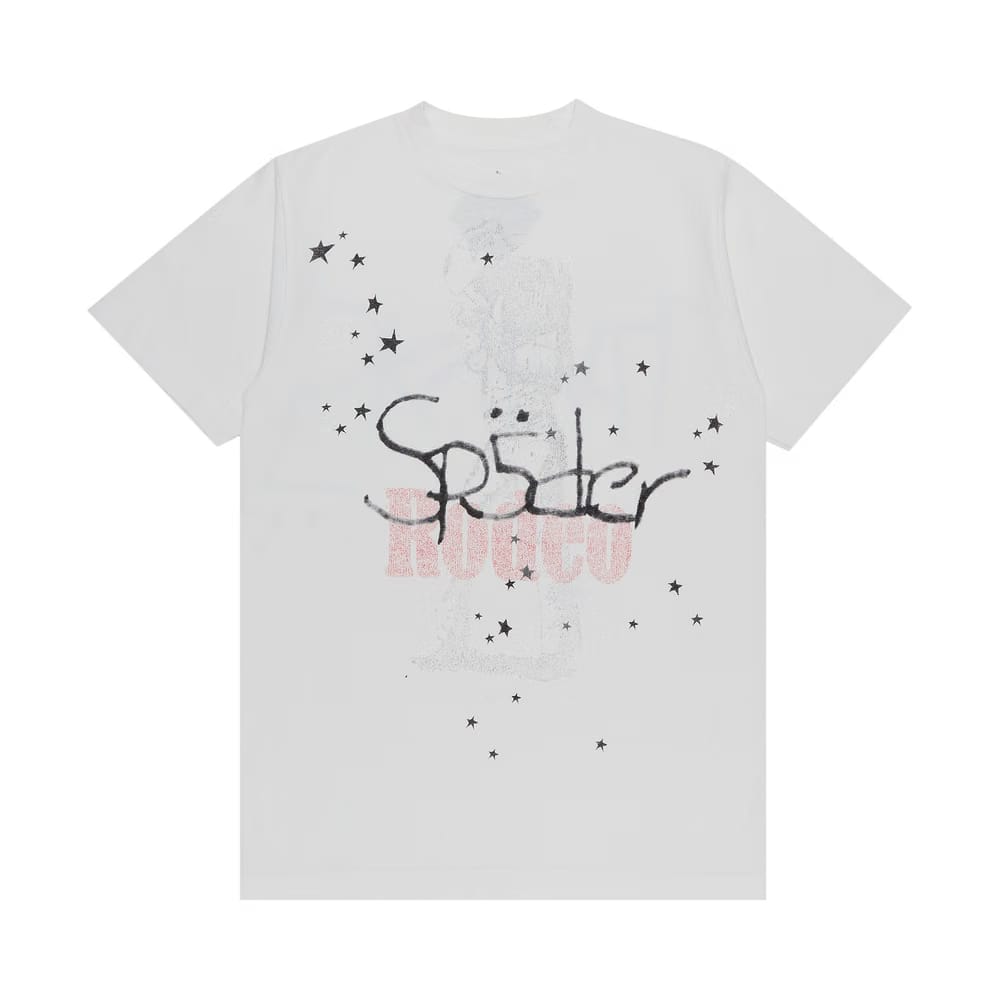 Cactus Jack by Travis Scott x Sp5der Days Before Rodeo T-Shirt II White