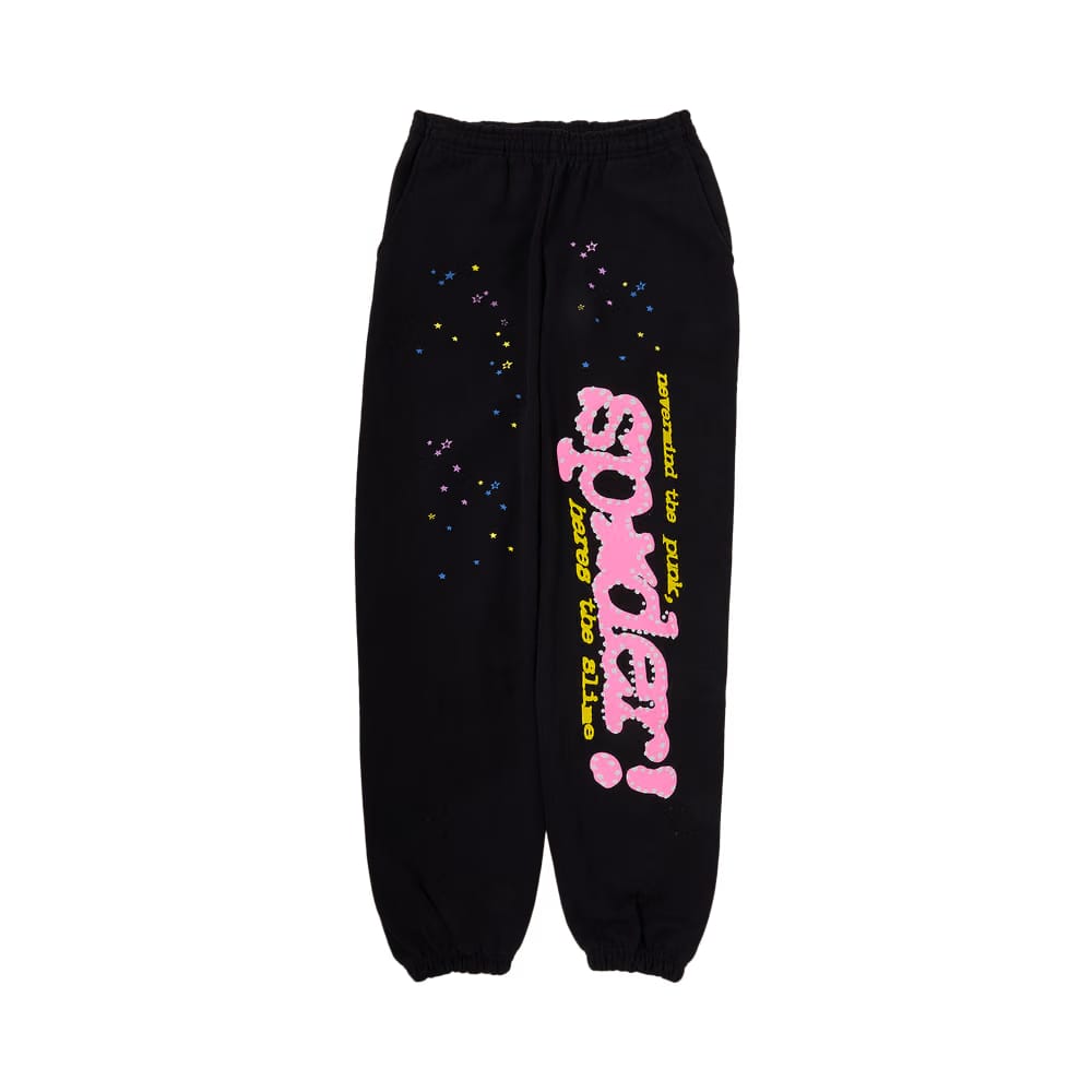 Sp5der P*nk V2 Sweatpant Black