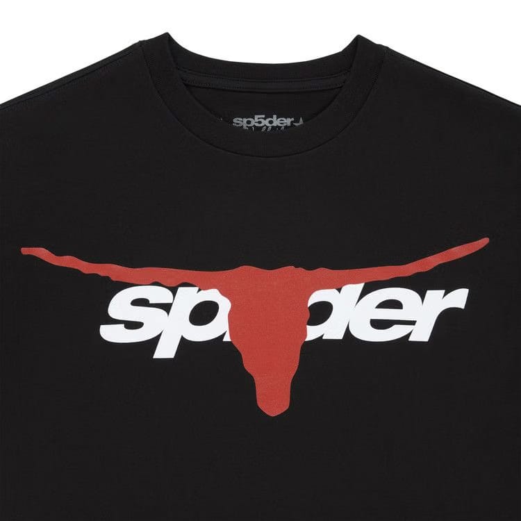 Sp5der Tx 5 Flag T-Shirt Black