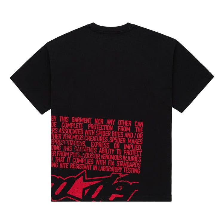 Sp5der Disclaimer T-Shirt Black