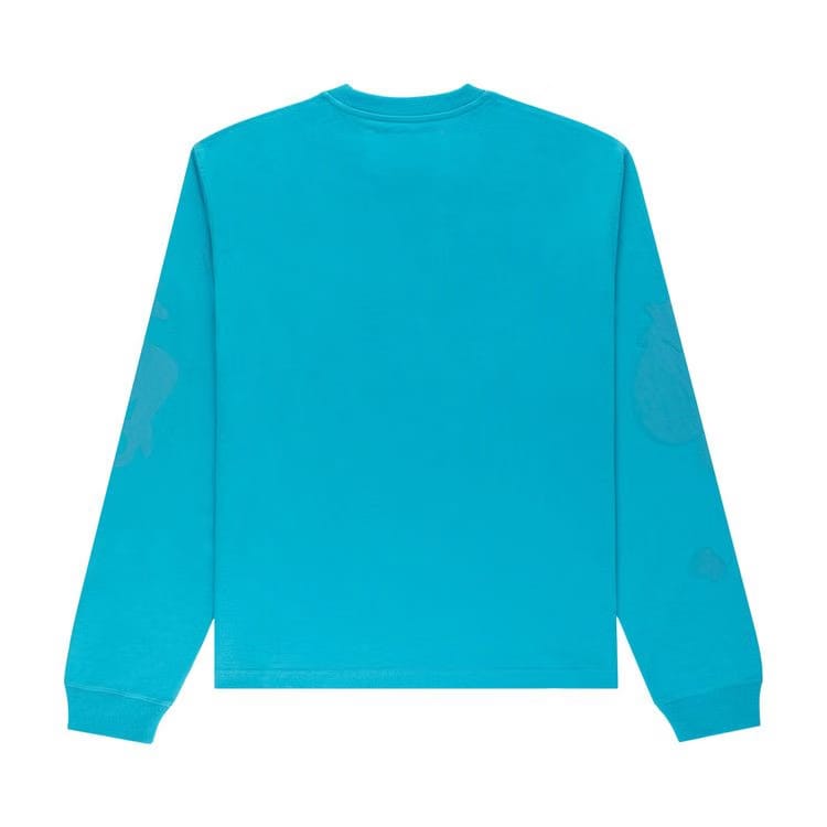 Sp5der Beluga Long-Sleeve T-Shirt Ocean Blue