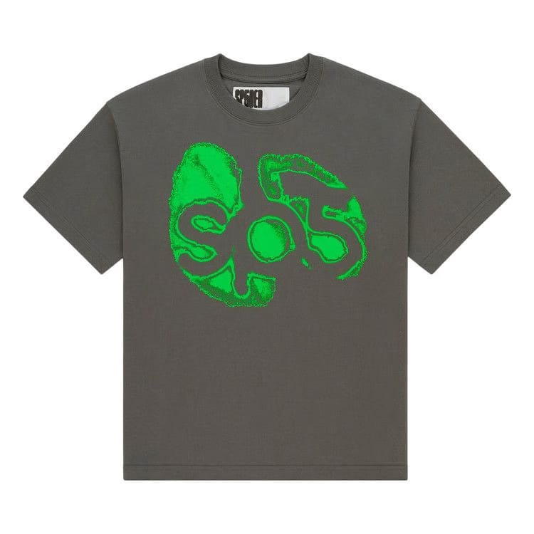 Sp5der Fingerprint T-Shirt Charcoal