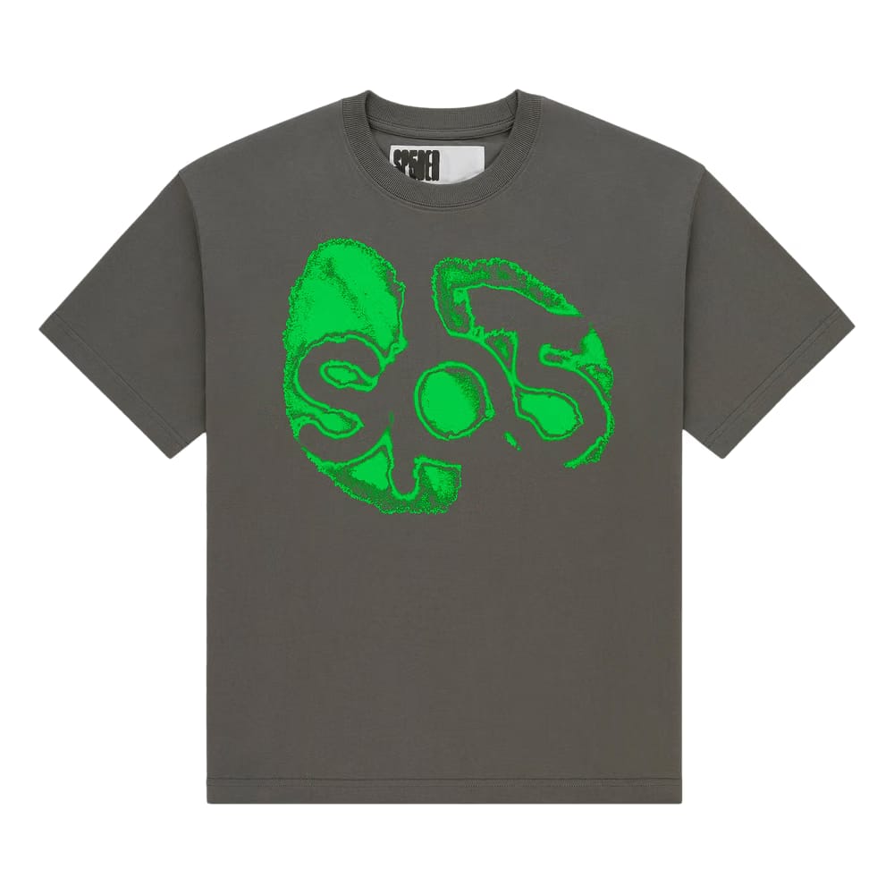 Sp5der Fingerprint T-Shirt Charcoal