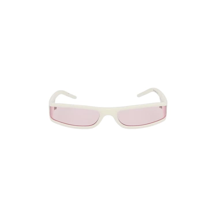 Rick Owens DRKSHDW Fog Sunglasses White