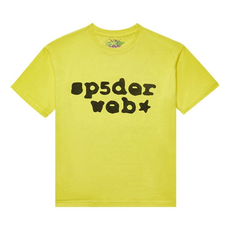 Sp5der Web T-Shirt Yellow
