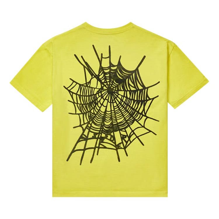 Sp5der Web T-Shirt Yellow