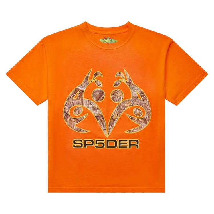 Sp5der Real Tree T-Shirt Orange