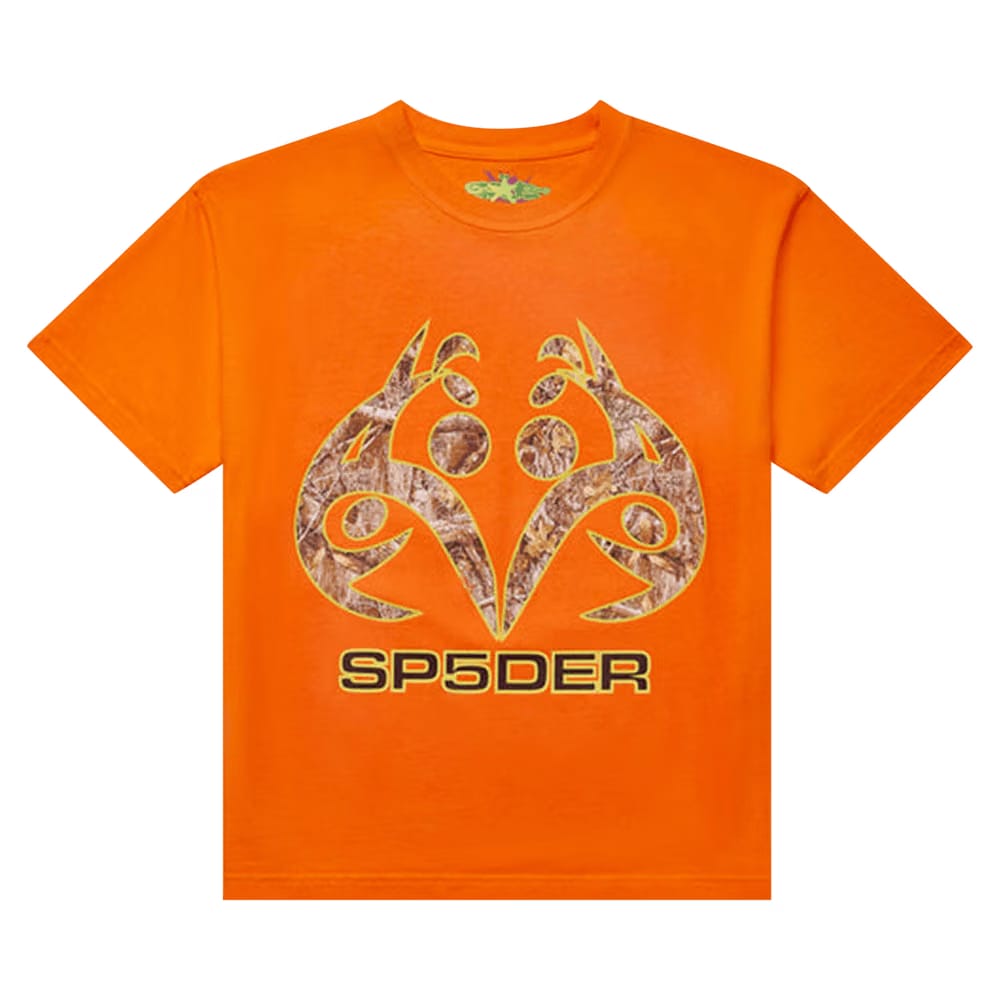 Sp5der Real Tree T-Shirt Orange